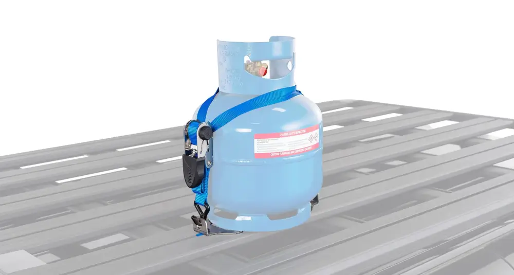 Neu Rhino Rack Gasflaschenhalter mit Zwifloc für 4.0 l Flaschen