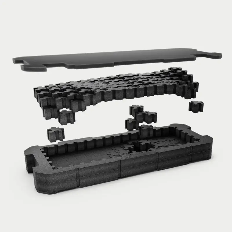 DECKED Puzzle Foam für Honcho 80 D-co Cases, zum selbst konfigurieren Preisreduziert