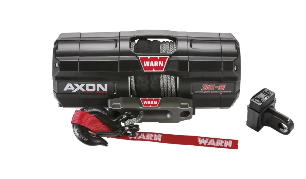 WARN Seilwinde AXON 35-S 1588 kg Zugkraft, mit 15m Synthetik Seil Markenprodukt
