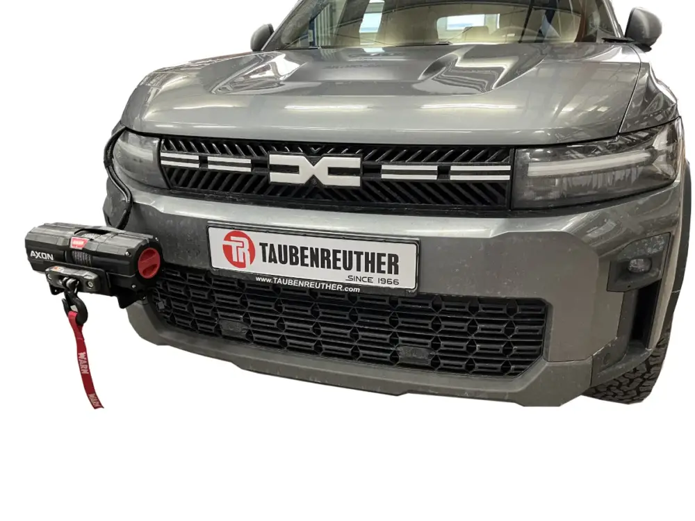 Seilwindenträger für Abschleppöse Dacia Bigster, inkl. WARN R35-S Nur Für Kurze Zeit
