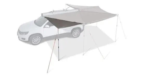 Begrenztes Angebot Rhino Rack Fox/Batwing Anbau, vorne inkl. Tasche, Teleskopstange, Seil