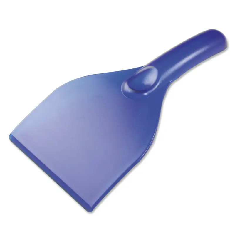 Expressversand Eiskratzer XXL besonders breiter Eiskratzer, XXL-Druckfläche Blau gefrostet