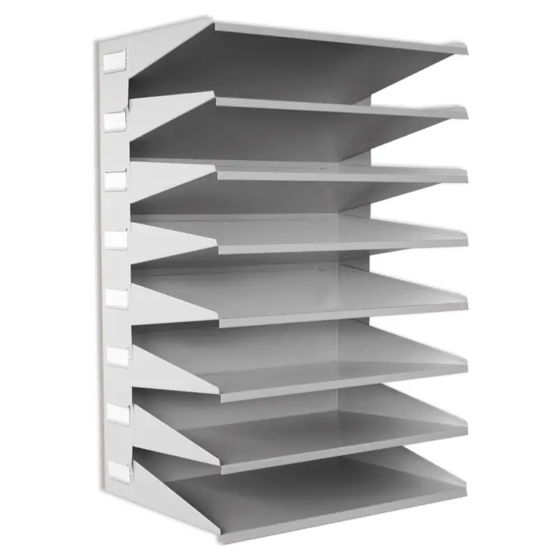 Garantierte Lieferung Sortierreck 8-fach Ablage-Sortiersystem für Wand und Tisch aus Metall