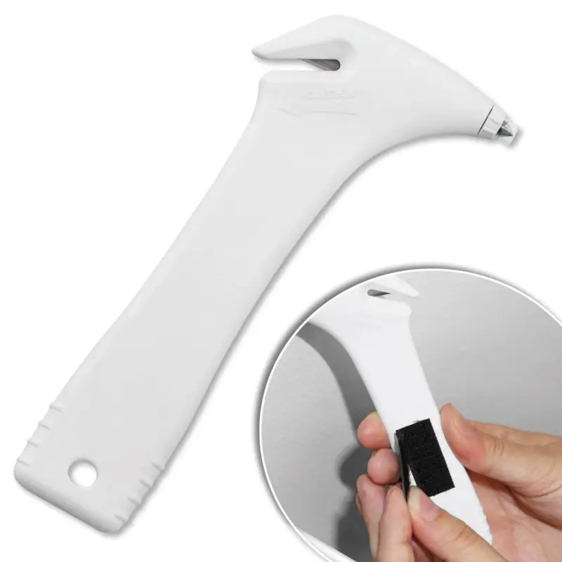 Notfallhammer Kletty mit Gurtmesser, Gurtschneider, Klettband Saisonangebot