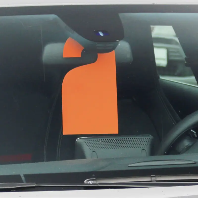 Garantierte Lieferung Spiegelanhänger Leitzahl-Anhänger ohne Beschriftung, zur Selbstbeschriftung Orange / Blanko