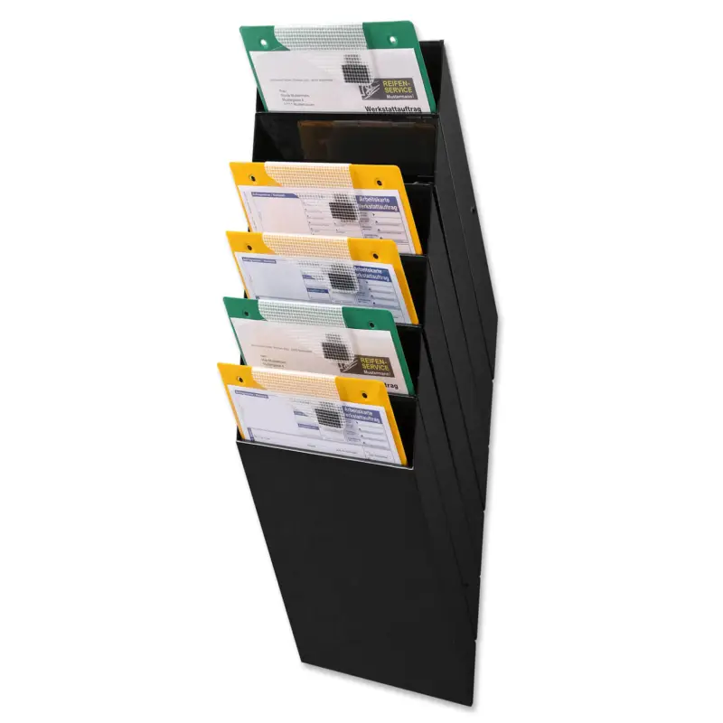 Prospekthalter Office-Line 6 Fächer für A4 Hochformat aus Kunststoff Günstig