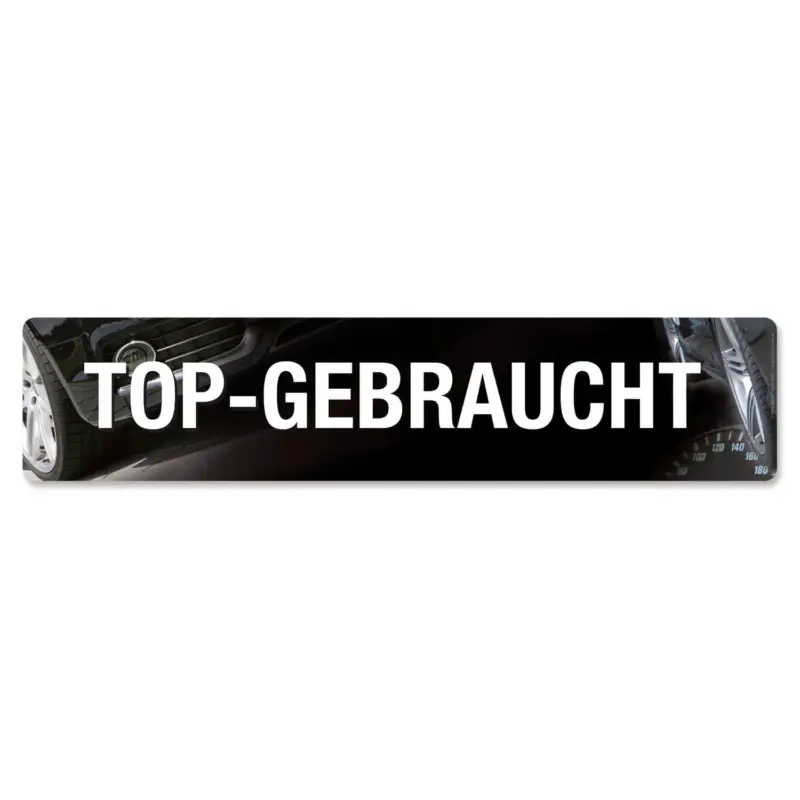 Kennzeicheneinleger Miniletter, Motiv Top-Gebraucht 1,5 mm stark Preisknaller