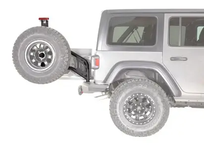 Saisonangebot WARN RESERVERADTRÄGER FÜR JEEP WRANGLER JL HECKSTOSSSTANGE 1-102190