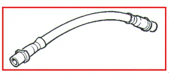 Optimal Bremsschlauch Hinterachse Opel, 1 Stück Direktkauf