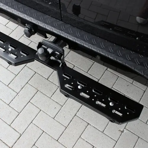 Hecktrittstufe Schwarz für Abnehmbare Anhängerkupplung mit Sensor Opel Movano 2010-2022 Bestseller