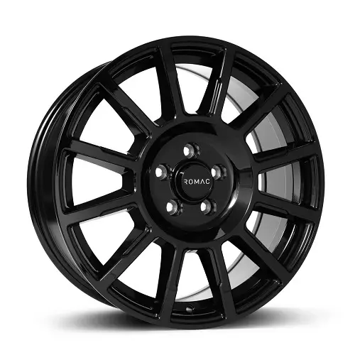 Räder und Reifensatz Romac Stealth 18 inch gloss black Ford Transit Custom PHEV 2024+ Preisreduziert