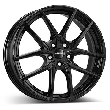 7 x 17 ET 47,5 DEZENT Felge für Ford Transit Connect in schwarz Neue Ware
