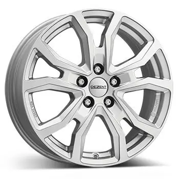 Echt 7 x 17 ET 48 DEZENT Felge für Ford Transit Connect in silber